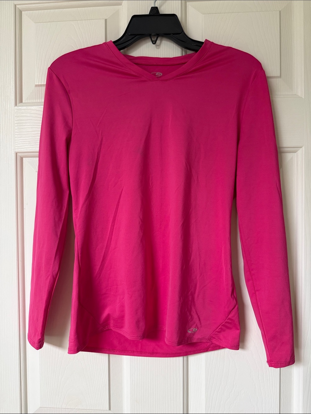 Champion Women's Bright Pink Long Sleeve Performance Tee